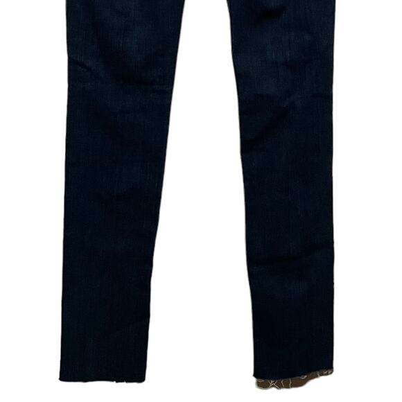 Adriano Goldschmied Distressed Dark Wash The Legging Ankle Jeans - Picture 7 of 10